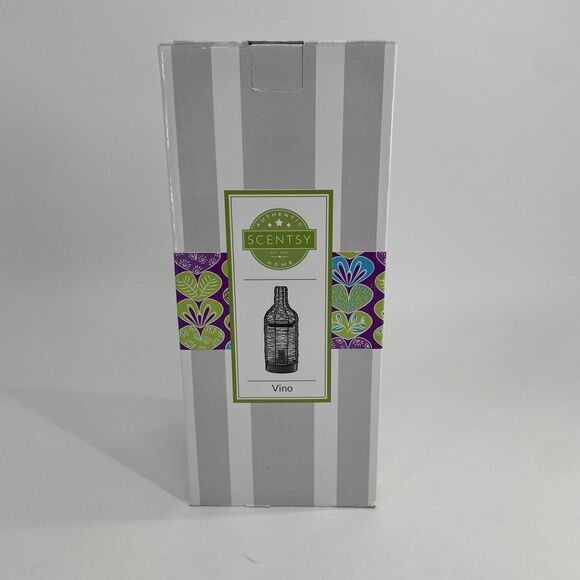 Scentsy Vino Wax Warmer Wine Lovers Edison Bulb Electric Decor NEW Box #46146 - Picture 2 of 9
